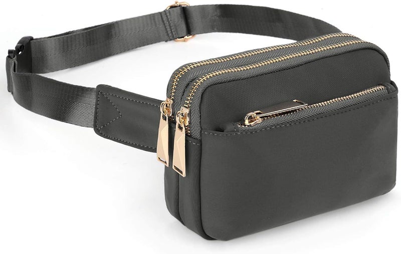 UTO Fanny Pack for Women Crossbody Trendy Fashion Belt Purse Chest Waist Hip Bumbag for Outdoor Shopping Travel Hiking - Image 1